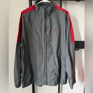 Men’s Nike gray/red lined jacket size L